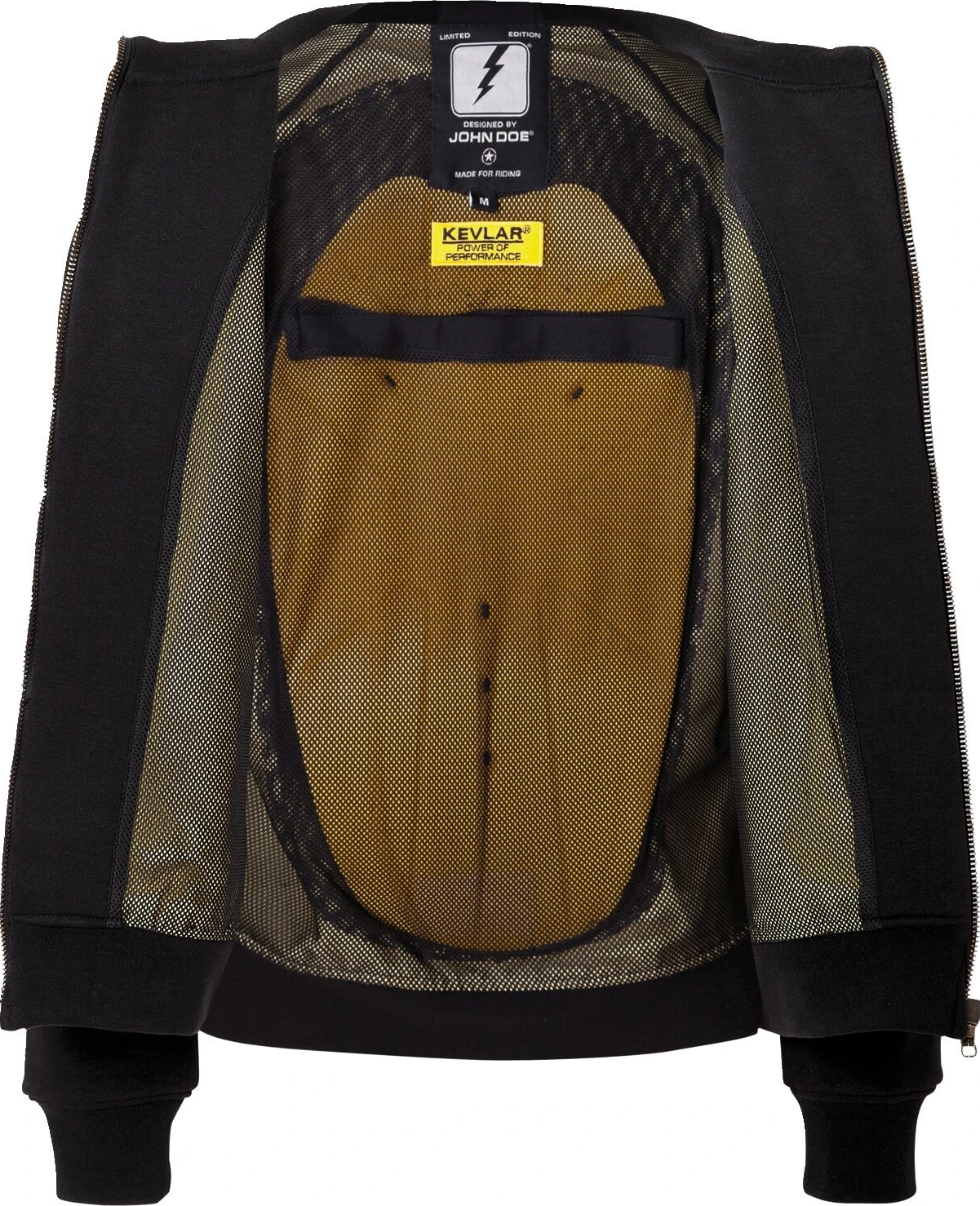 John Doe XTM zip hoodie, Black, S
