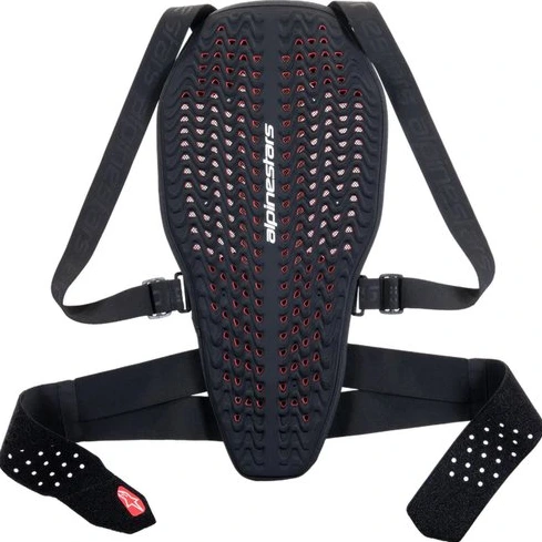 Alpinestars Back Protector Nucleon Plasma Black/White/Red, XS