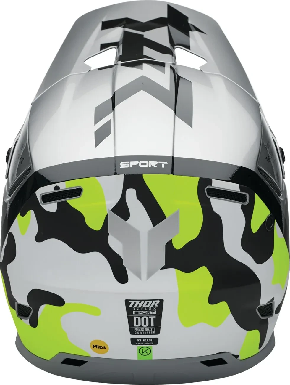 HELMET REFLEX SPORT RIOT GY/AC XS