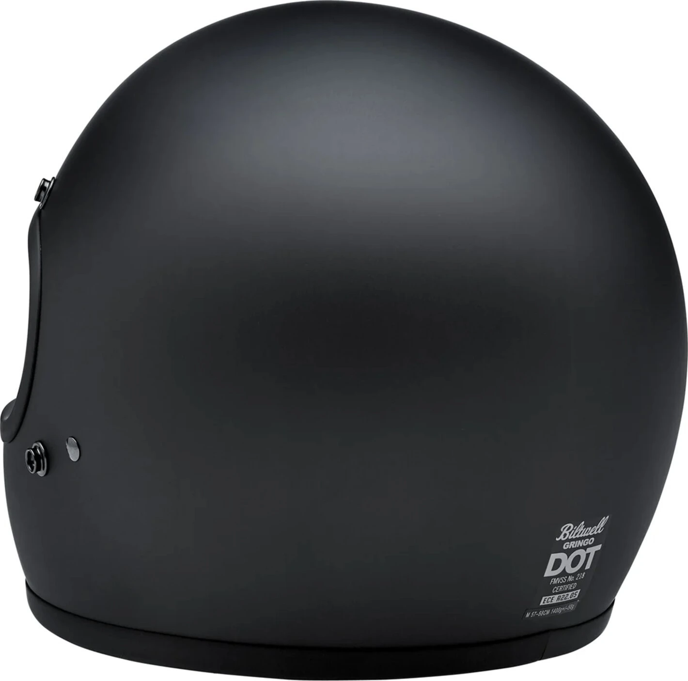 Biltwell Gringo helmet, Black, S, flat