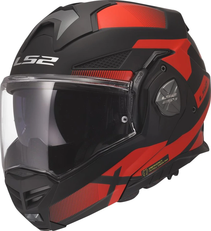 LS2 FF901 ADVANT X NOVA Helmet - Black Red, L