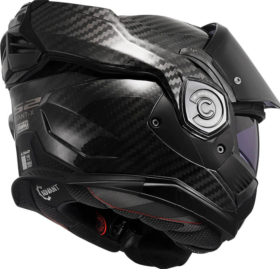 LS2 FF901 ADVANT X SOLID CARBON helmet - Gloss Black, S