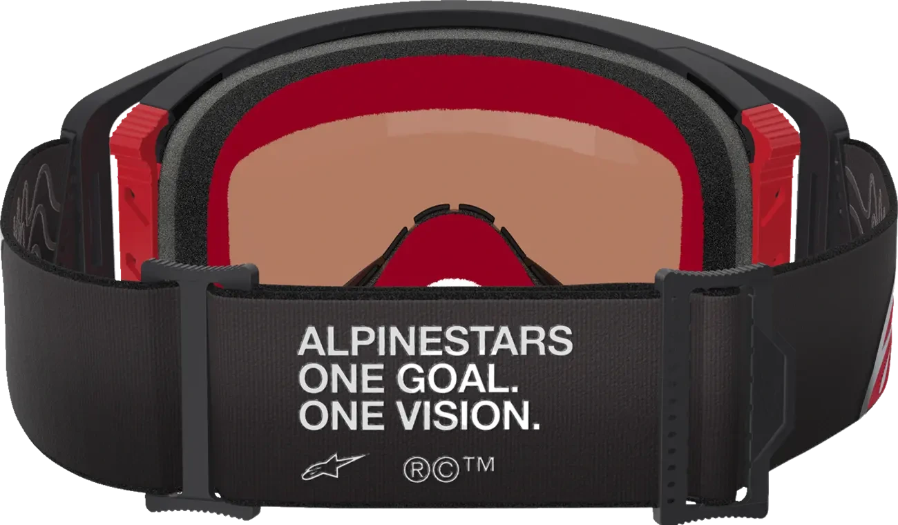 GOGGLE SUPERTECH CORP BLK/RED MIRROR-SILVER