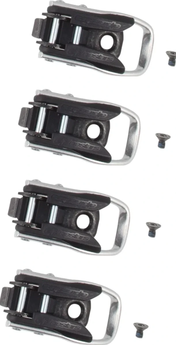 BUCKLE + SCREW T7/T10 BLACK