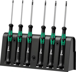 Wera micro screwdriver set 6 pcs for electronic applications
