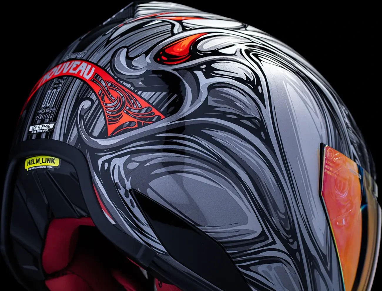HELMET DOMAIN NOUVEAU SILVER XS