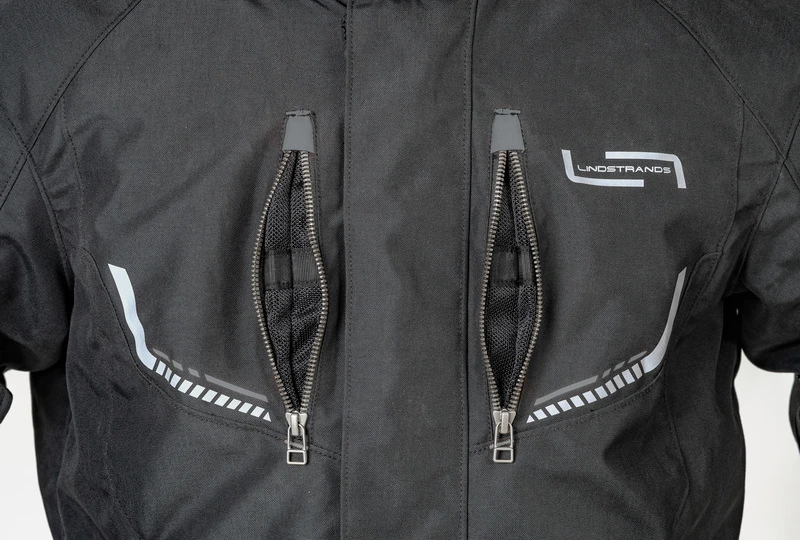 Lindstrands textile jacket Lomsen Black, 46