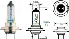 Lemputė H7 12v 55w H7 Px26d