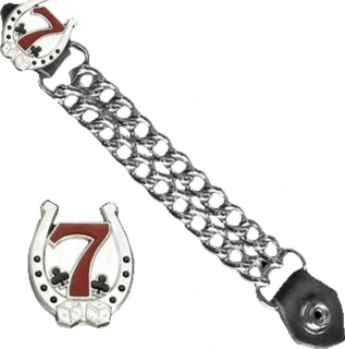 Vest extender Lucky 7 horseshoe