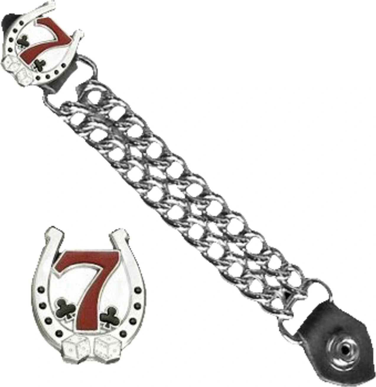 Vest extender Lucky 7 horseshoe