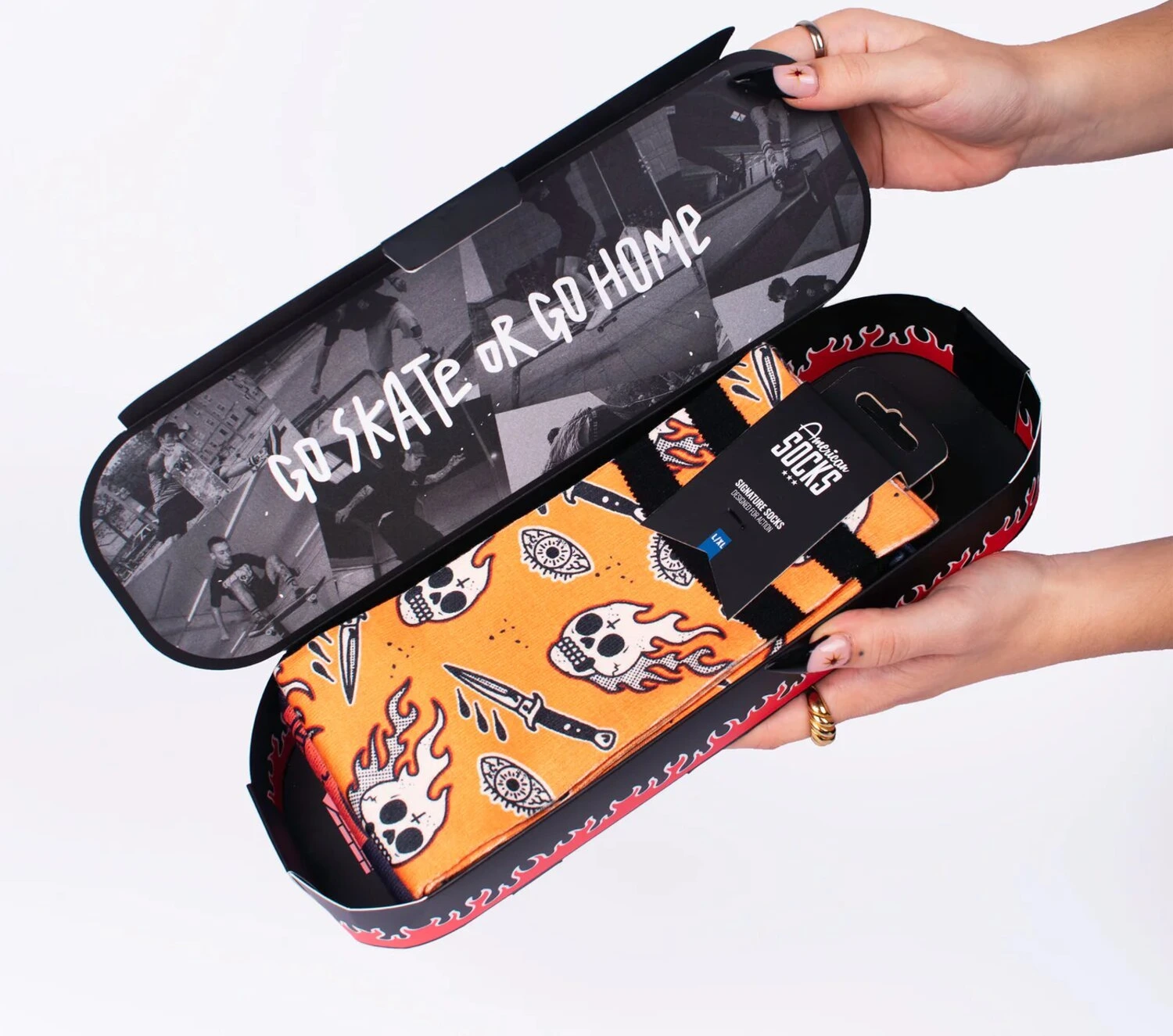American Socks Skateboard gift box, Multi-color, L/XL