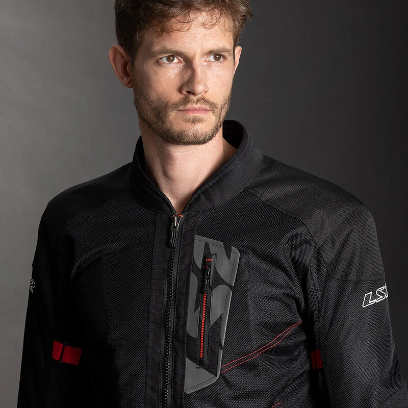 LS2 Alba Man Jacket - Black, 5XL