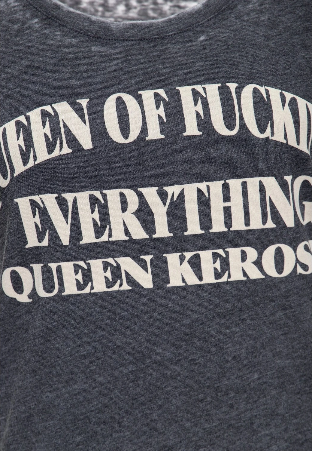 Queen Kerosin Queen of everything t-shirt, anthracite Gray, S