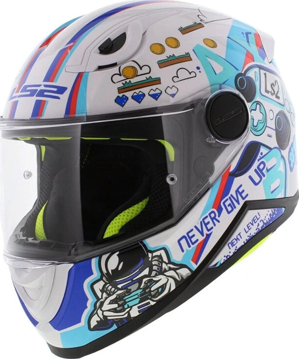 LS2 FF812 KID NEXT LEVEL helmet - White, S
