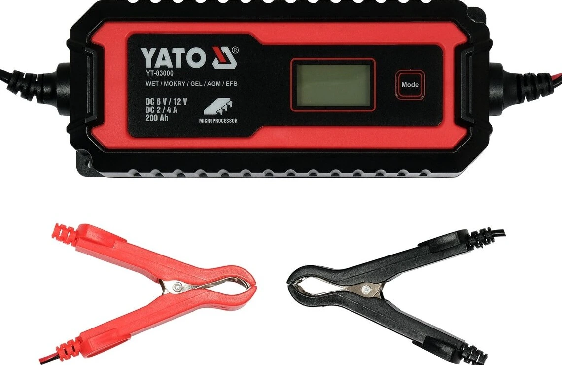 Electronic battery charger 6/12V 2/4A 200Ah