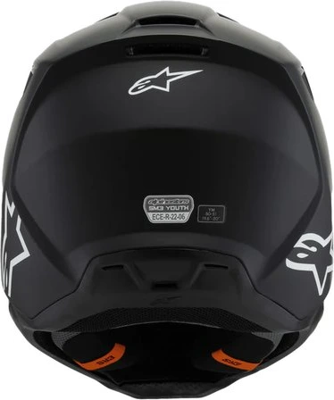 Alpinestars Helmet SM3 Youth Black Matt, YS 48-49cm