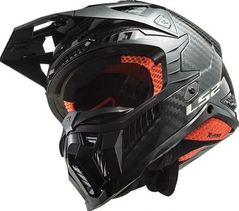 LS2 MX703 C X-FORCE helmet - Gloss Carbon, L