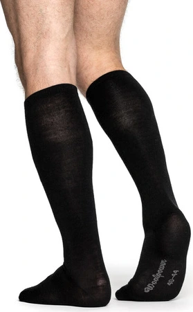 Woolpower Liner Knee-high socks Merino black, 36/39