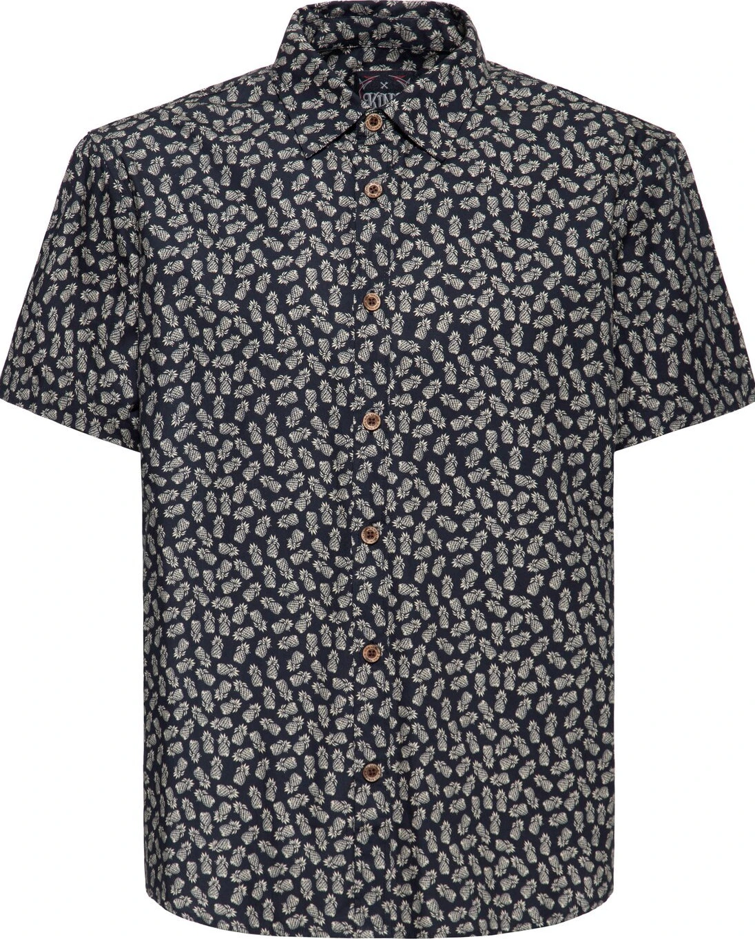 King Kerosin Pineapple shirt, Multi-color, M