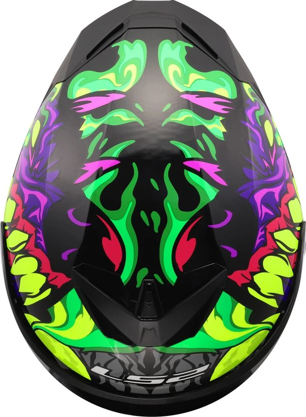 LS2 FF820 RAPID III LYCANT Helmet - Purple Green, 3XL