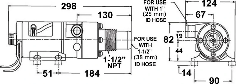Pašuzsūcošs macerators 12 V