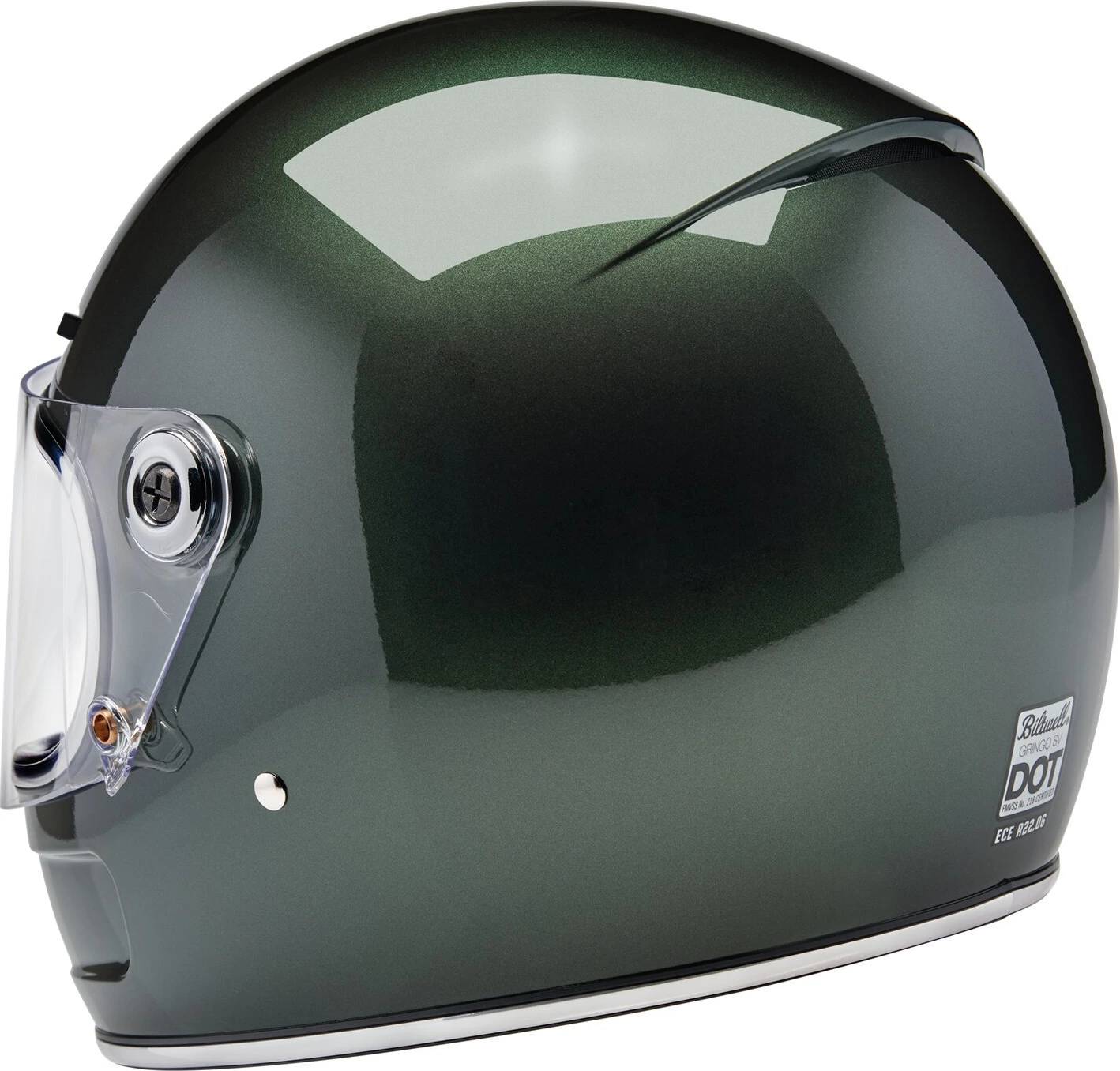 Biltwell Gringo SV helmet, sierra Green, Green, S, Metallic
