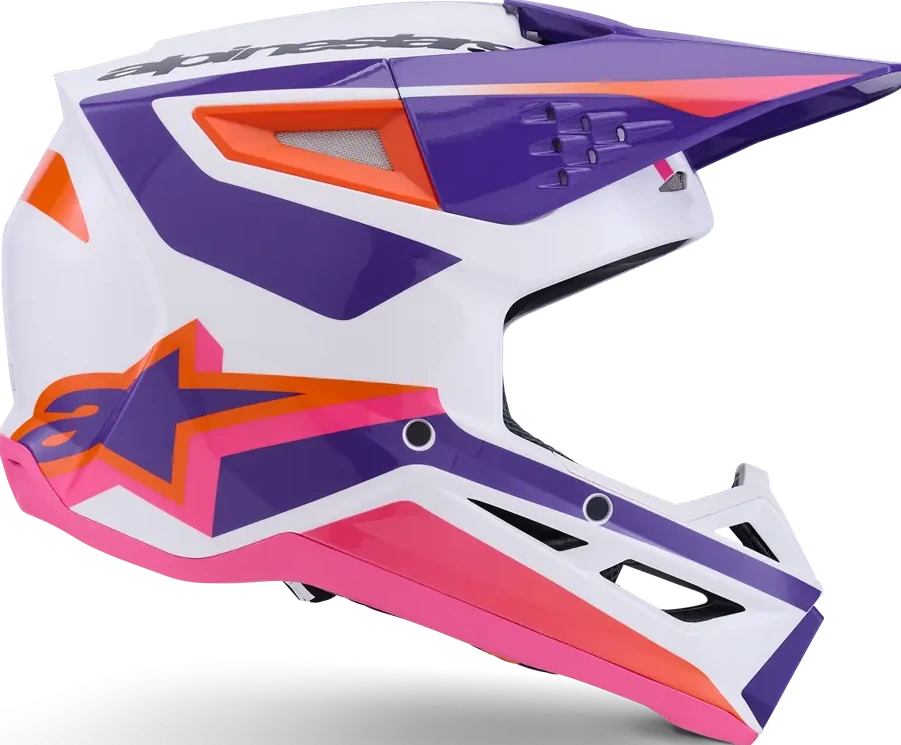 HELMET SM3 HEAT WHT/PU/PINK XS