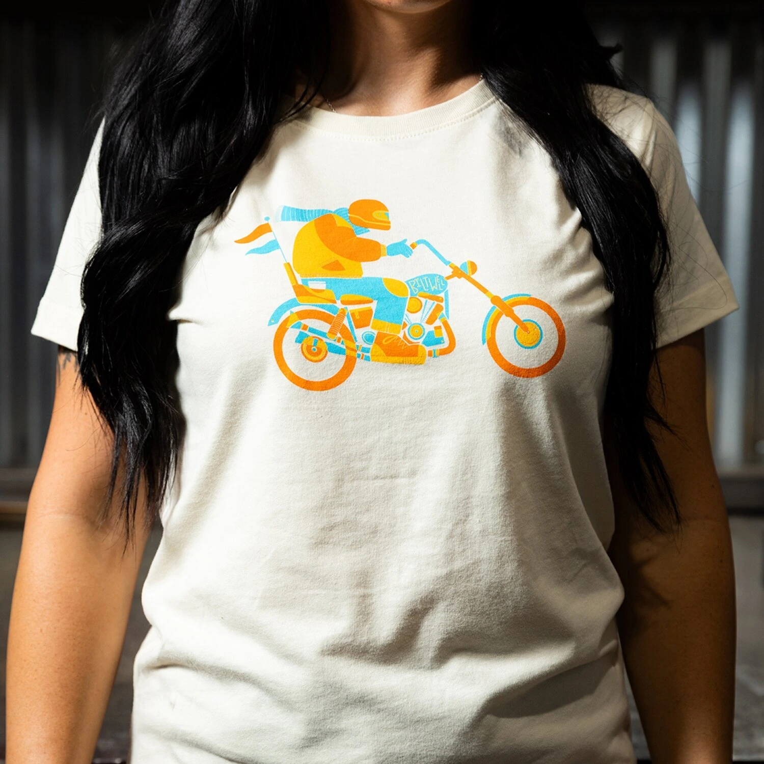 Biltwell Howdy female t-shirt, Beige, S