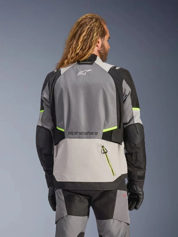 Alpinestars Jacket Andes v4 Drystar Ice Gray/Fluo Yellow, 3XL