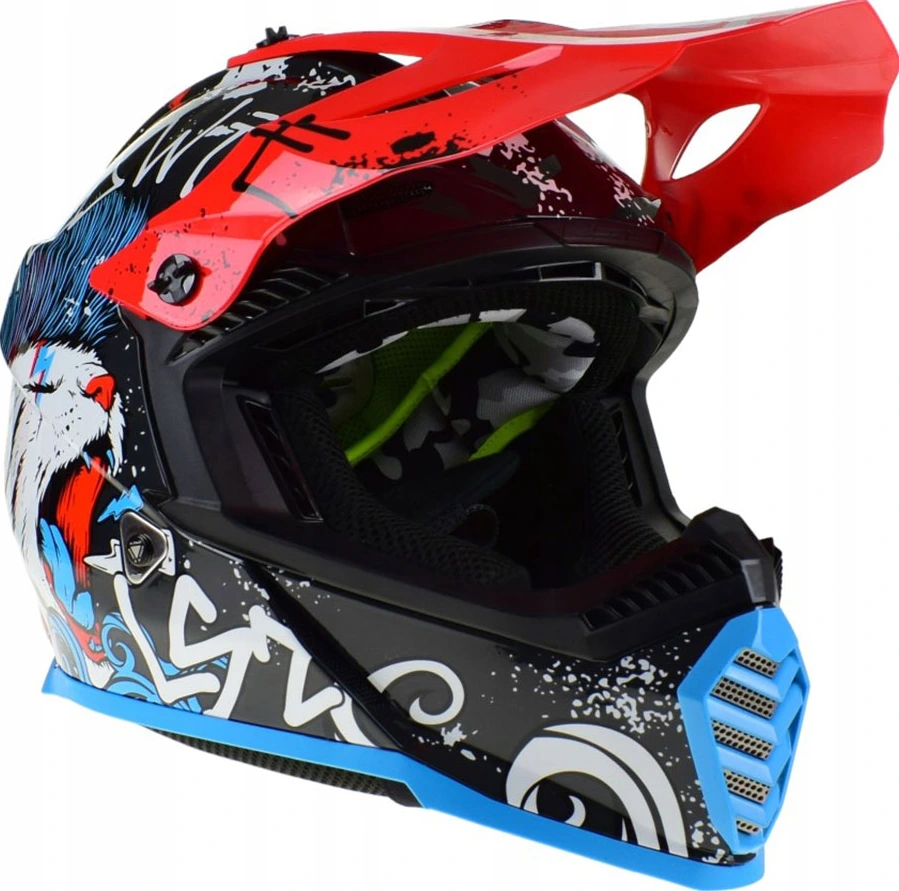 LS2 MX437 FAST II MINI STARMAW helmet - Black, S