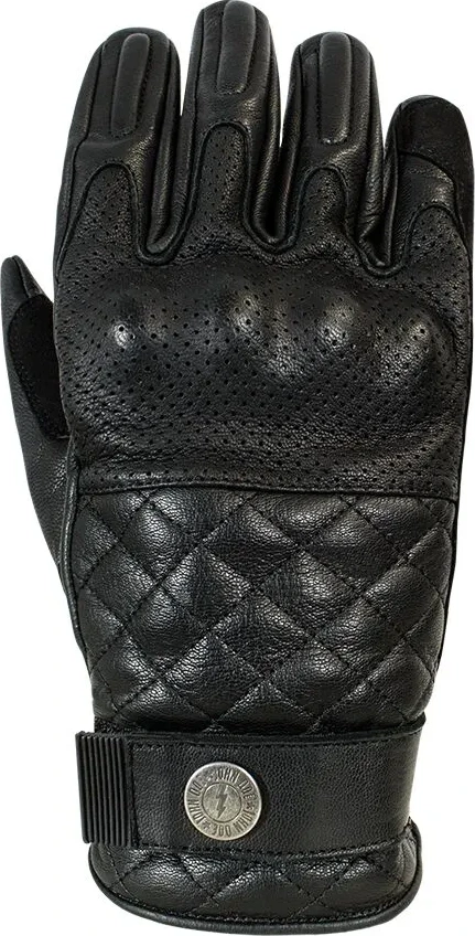 GLOVE TRACKER LEATHER BLACK SM