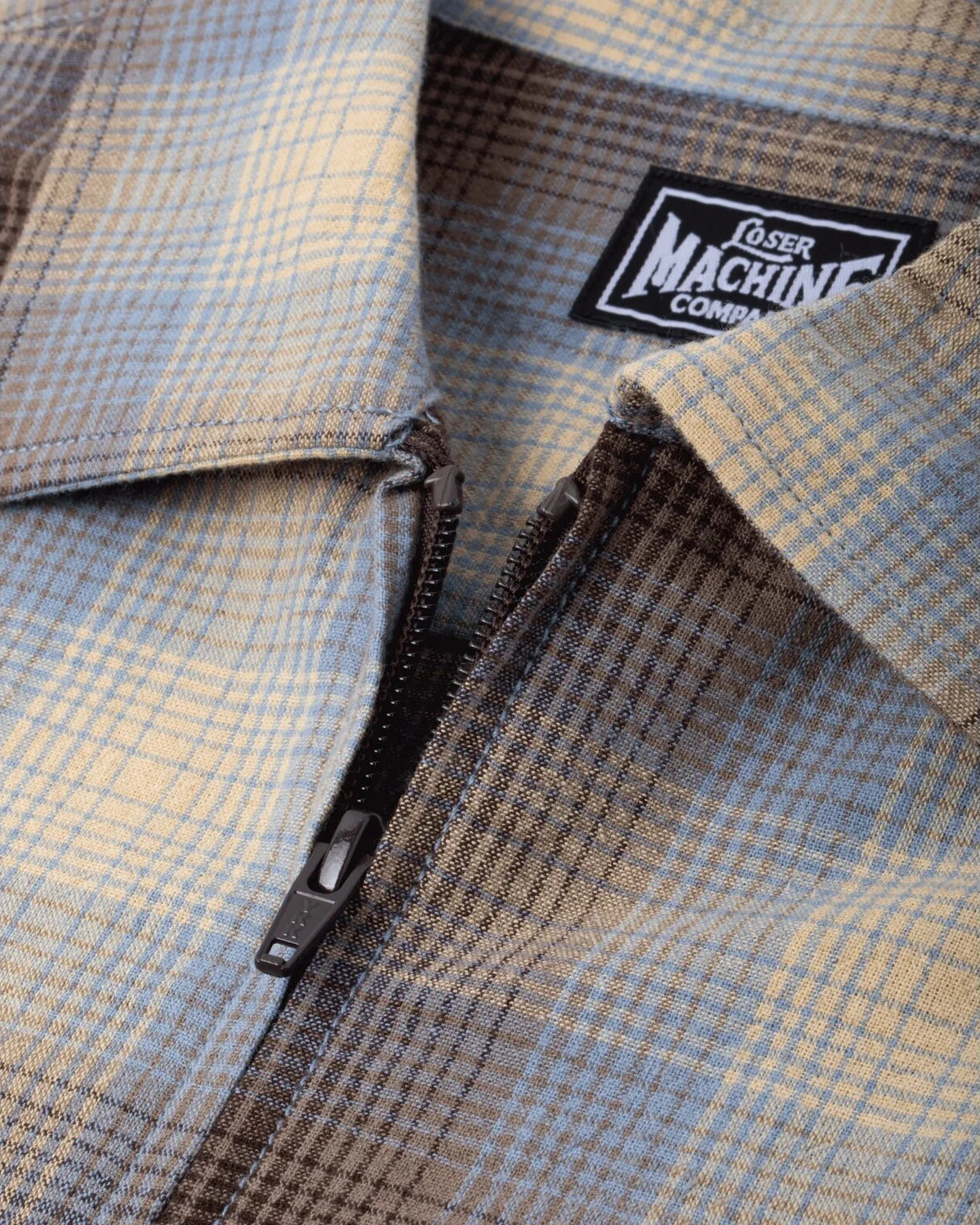Loser Machine Pachuco shirt, Brown, khaki, 2XL