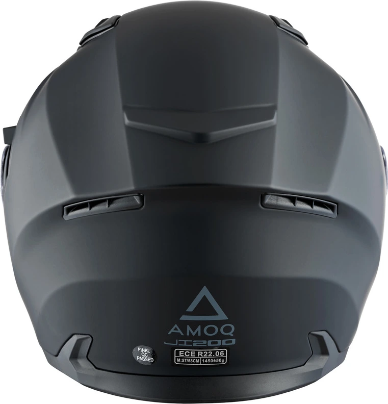 AMOQ Helmet JI200 Solid matt black, XS