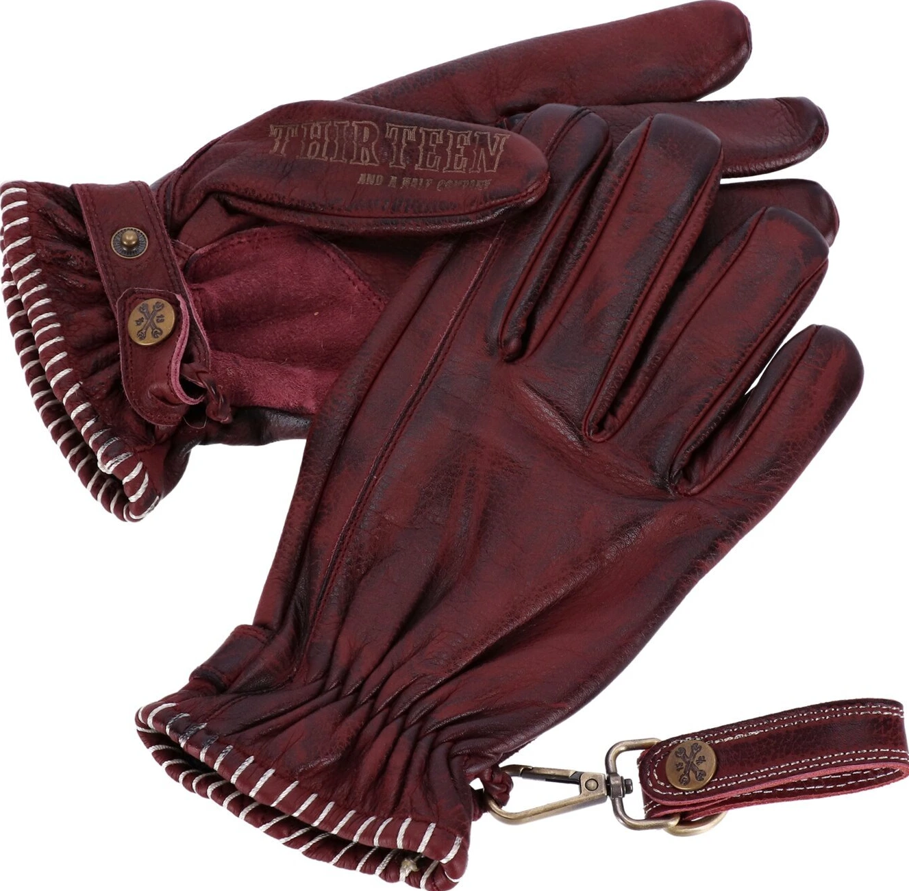 13 1/2 Loud Ride gloves, burgundy, 2XL