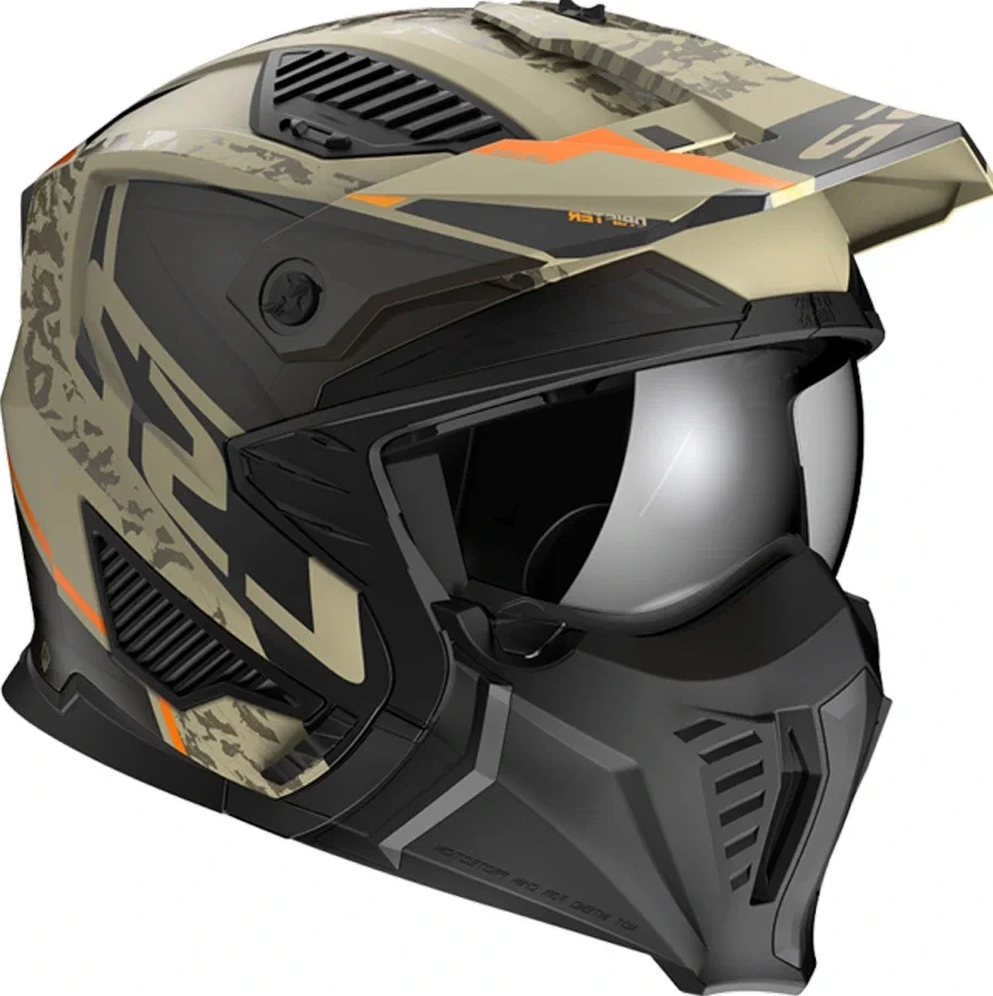 LS2 OF606 DRIFTER DEVOR helmet - M, Matt Sand