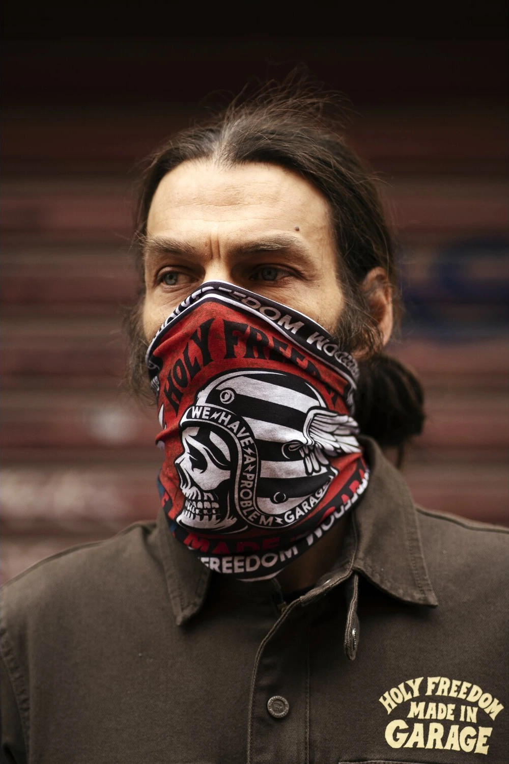 Holy Freedom Poker Skull Primaloft® tunnel, Multi-color