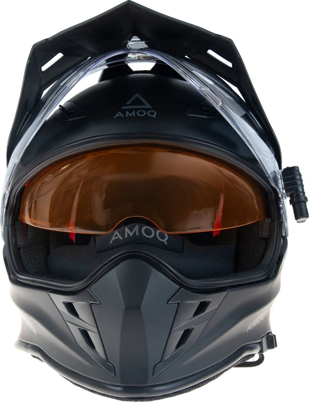 AMOQ Adaptor Electric visor Helmet black/grey, XS