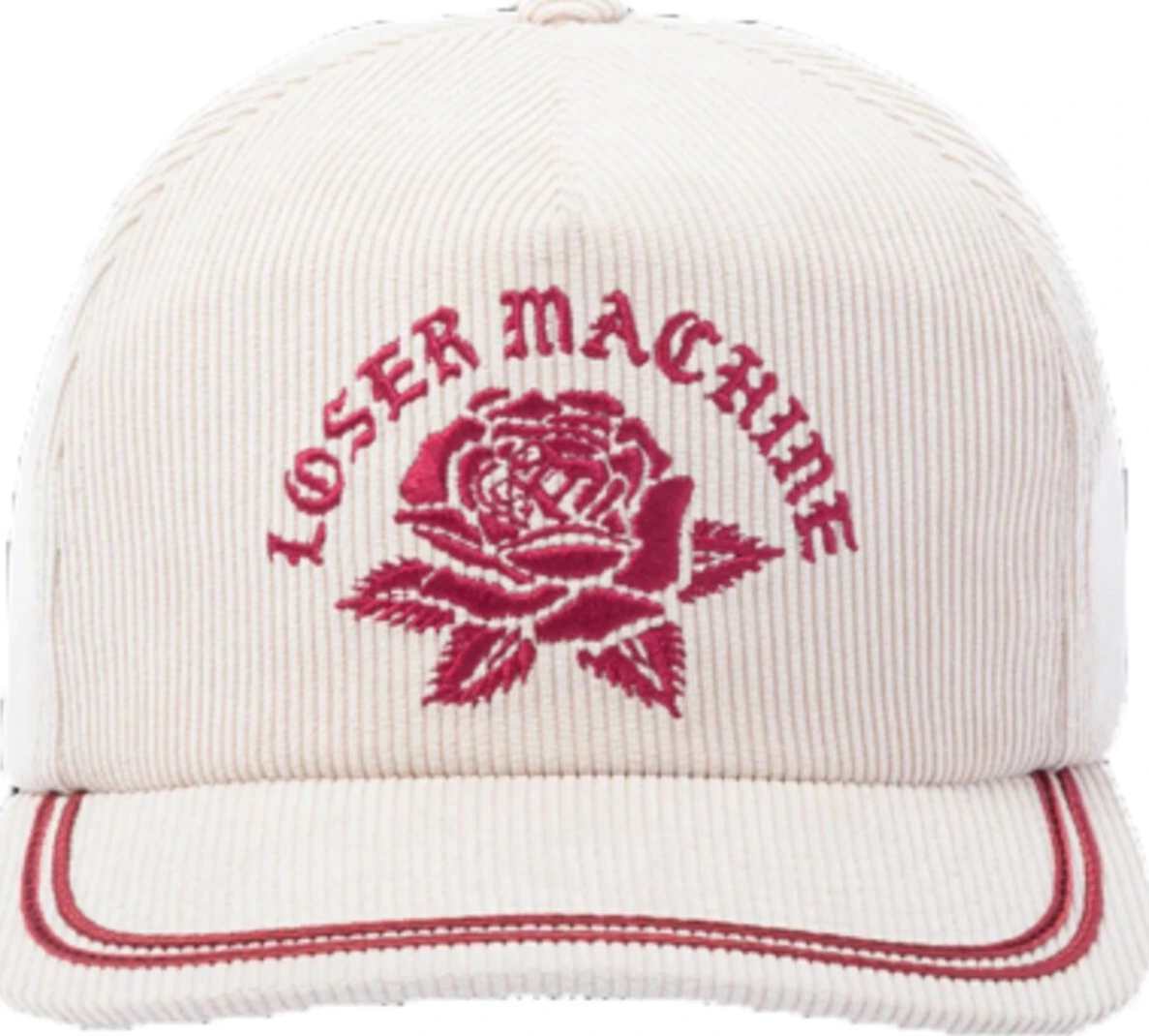Loser Machine Saloon cap, off White, White