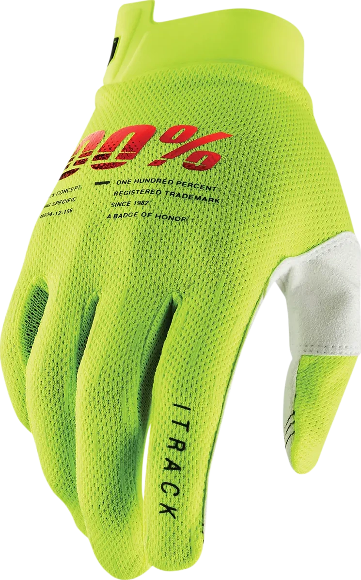 GLOVE YTH ITRACK F YL SM