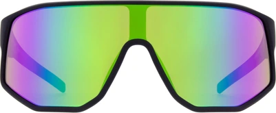 Spect Red Bull Dash Sunglasses Matt Black w Blue-Green Mirror