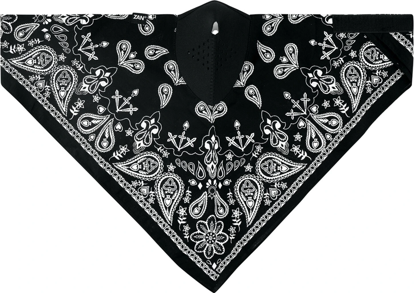 ZANheadgear Neodanna mask black paisley, One size fits most