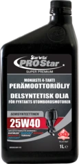 Star brite Premium Synthetic Blend 4 taktų variklio alyva išoriniam varikliui 25W40 3.78L