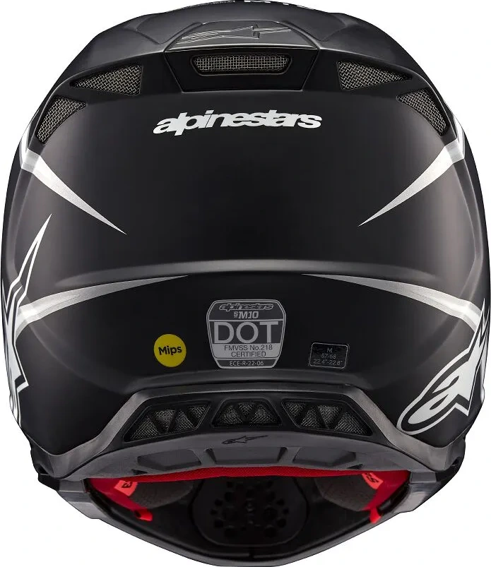 HELMET SM10 AMP BLK/WT S