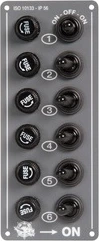 six switches panel