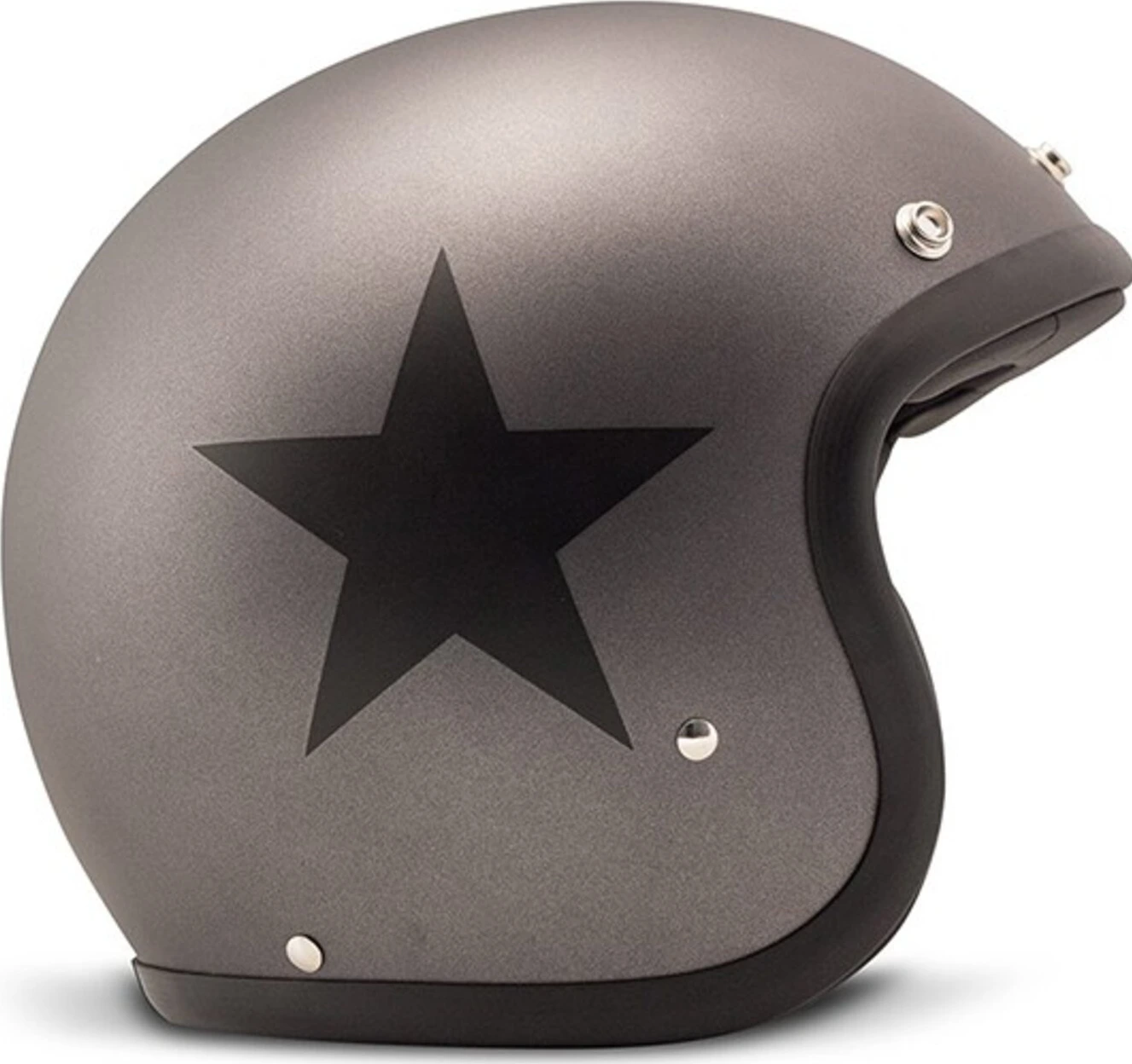DMD Retro helmet, star Gray, grey, XL, Matte