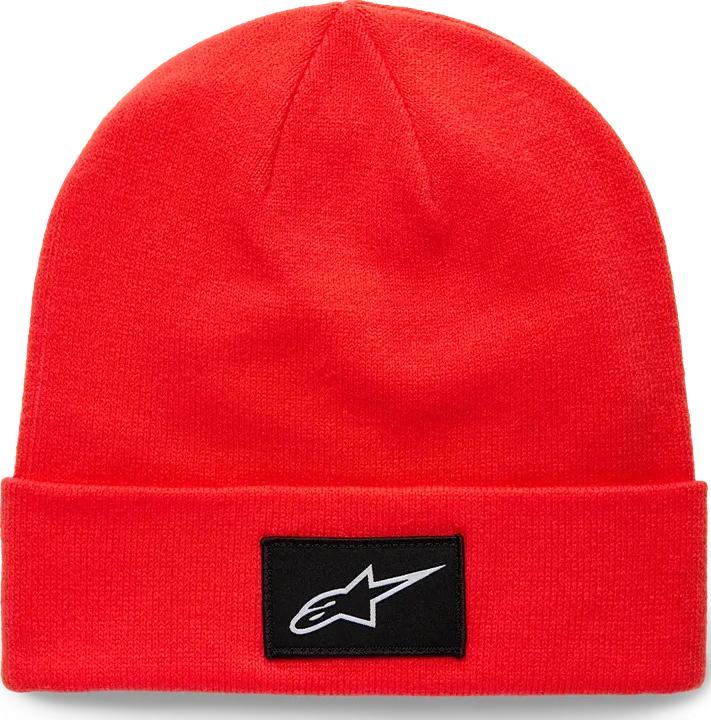 BEANIE CUFF AUGMENT BRIGHT RED OS
