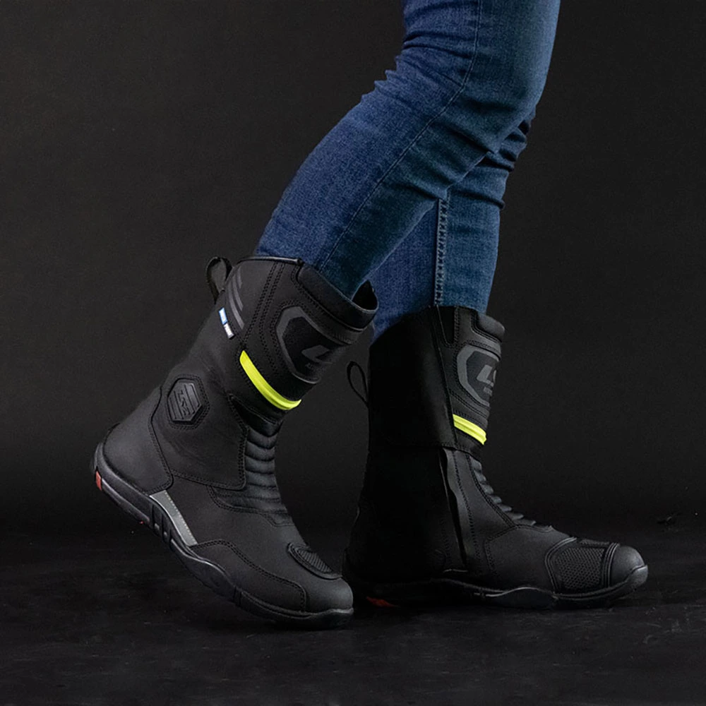 LS2 GOBY Man Waterproof Boots - Black H-V Yellow, 39