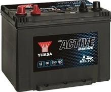 Yuasa M26-80S Aktyvi jūrinė baterija 12V 80Ah 600A (18)