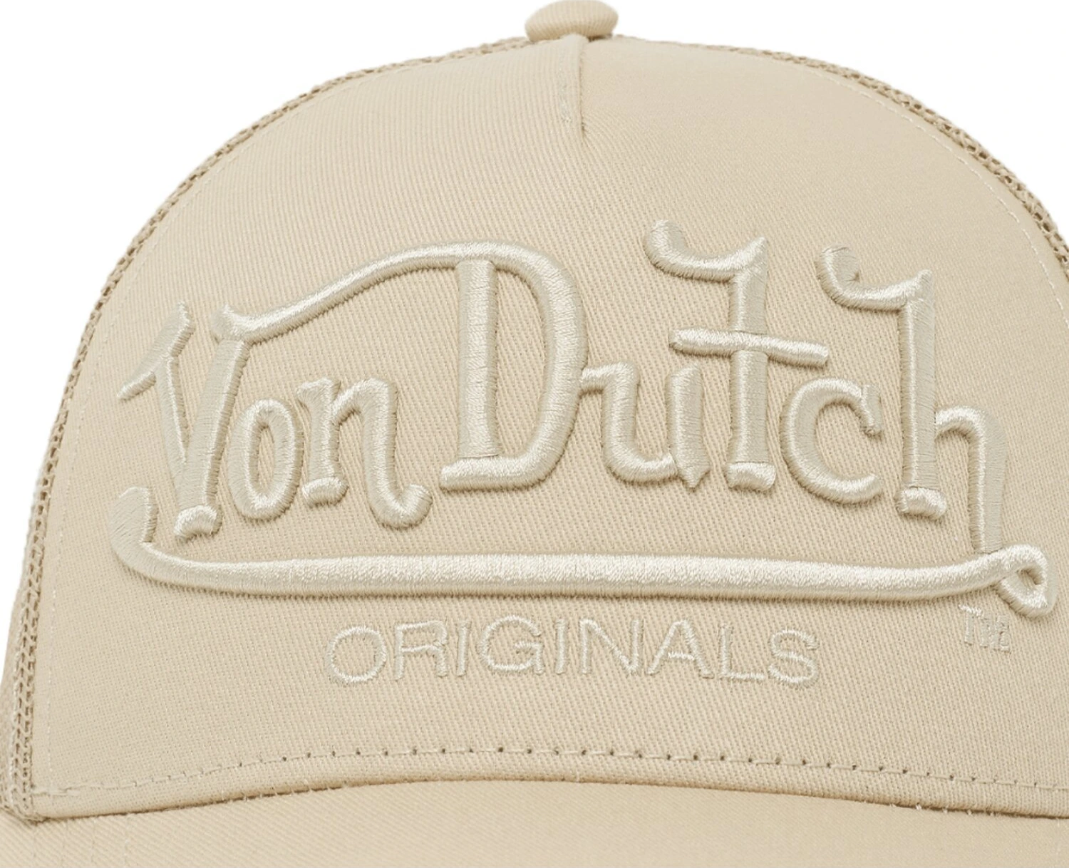 Von Dutch Baseball mesh cap, Beige