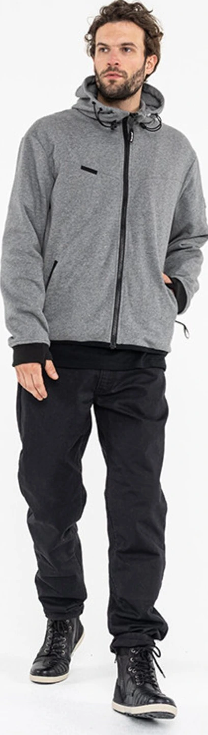 John Doe XTM hoodie V3, gray melange, 2XL
